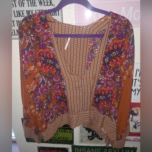 Pre-Owned Mix and Match Blouse-Free People - Picture 2 of 4